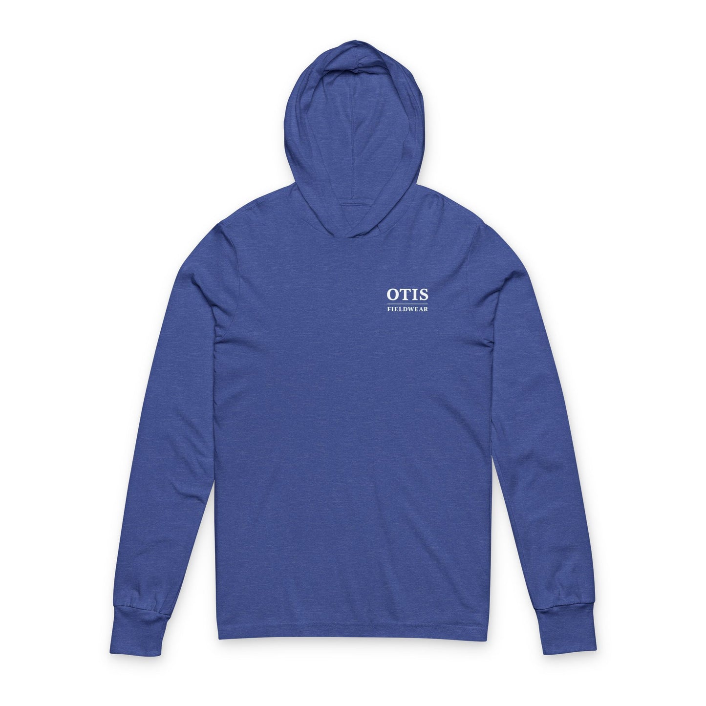 Hooded Long Sleeve Tee - White Logo