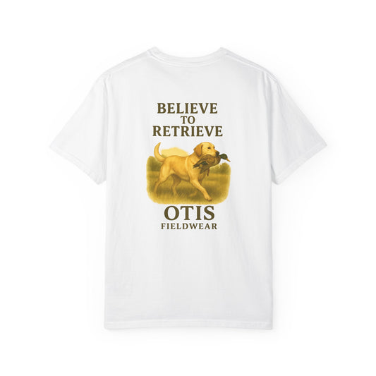 Believe to Retrieve Tee - Yellow Lab