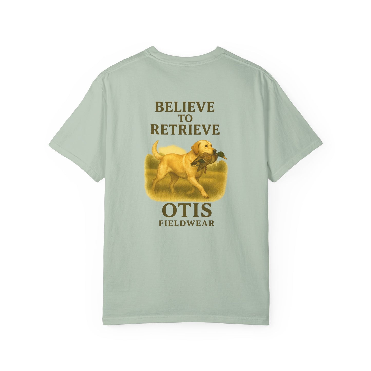 Believe to Retrieve Tee - Yellow Lab