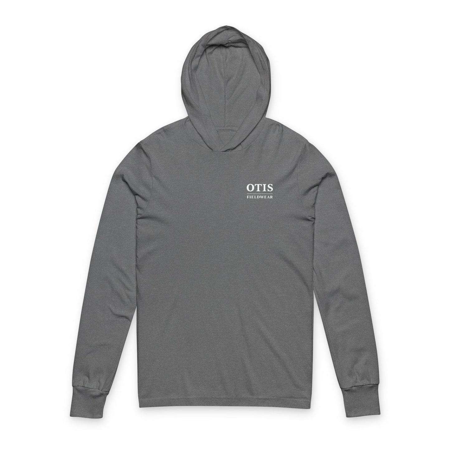 Hooded Long Sleeve Tee - White Logo