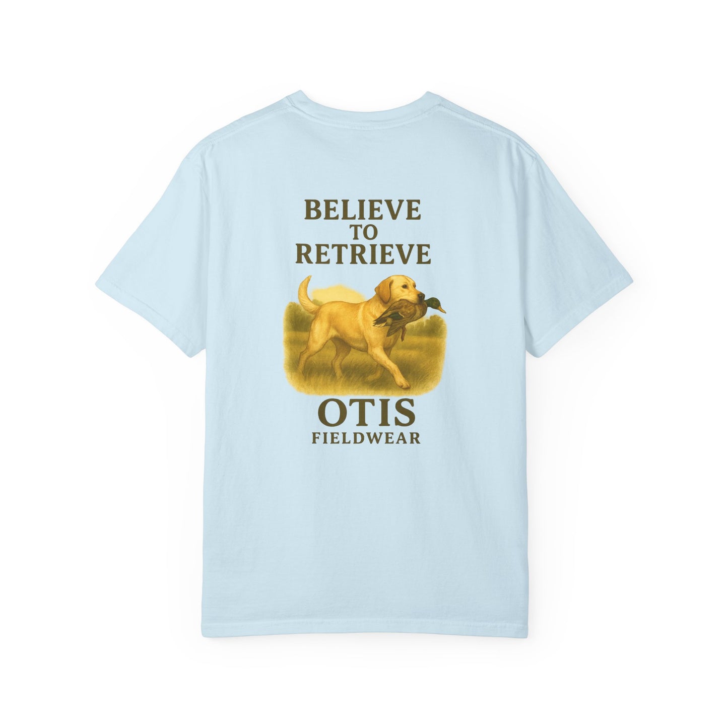 Believe to Retrieve Tee - Yellow Lab