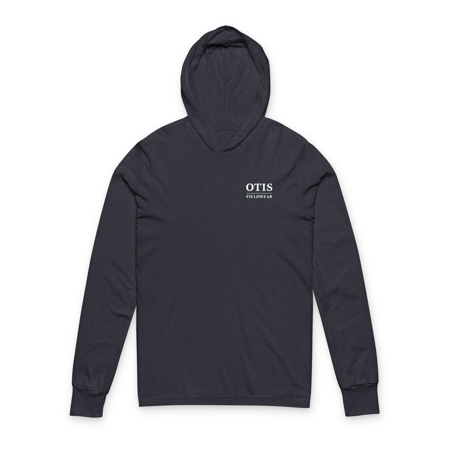Hooded Long Sleeve Tee - White Logo