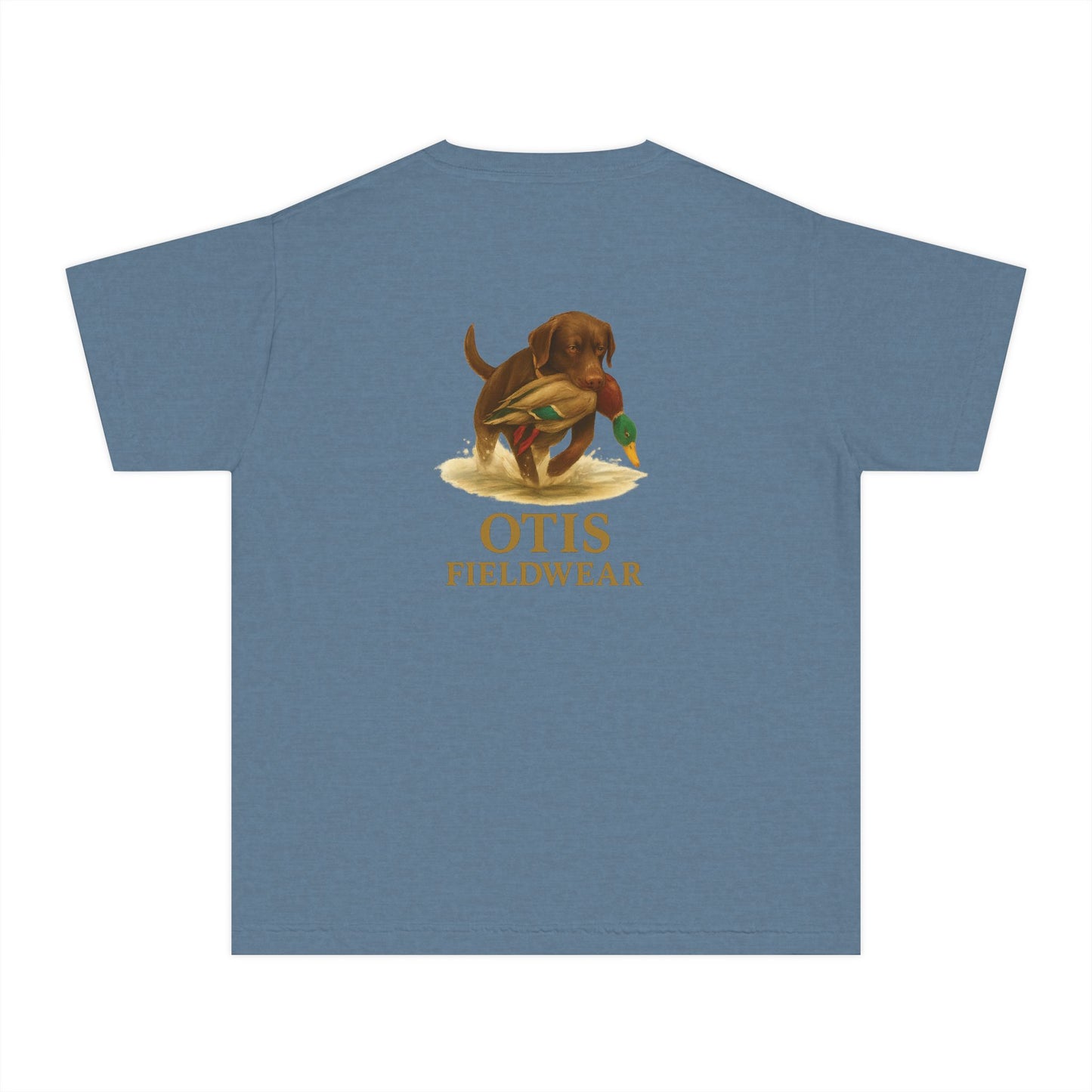 Youth Don't Stop Retrievin' Tee (Chocolate Lab)