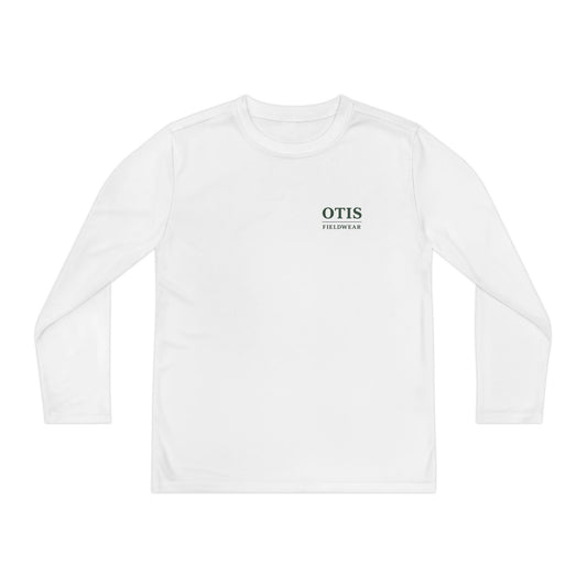 Youth Long Sleeve Tee (green logo)