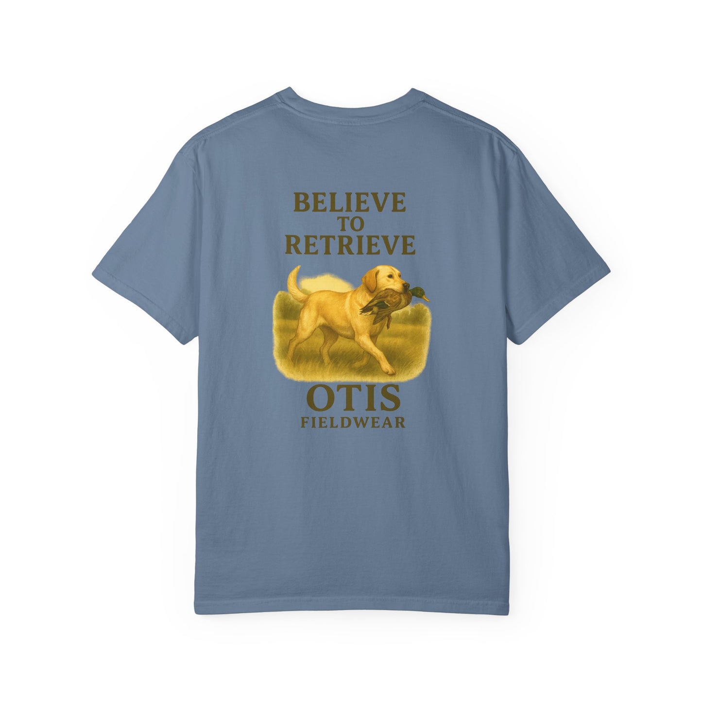 Believe to Retrieve Tee - Yellow Lab