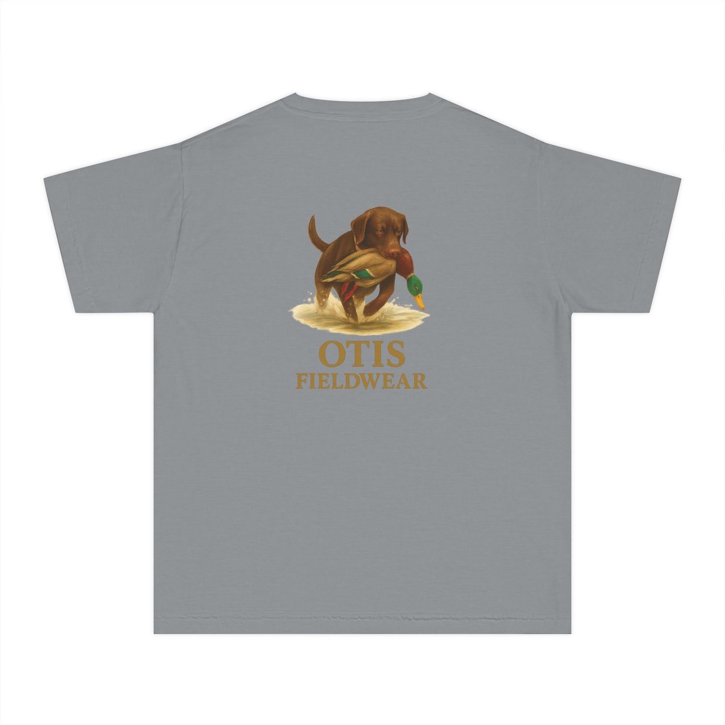 Youth Don't Stop Retrievin' Tee (Chocolate Lab)