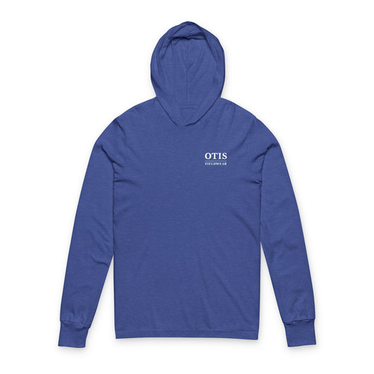 Hooded Long Sleeve Tee - White Logo