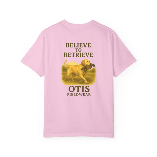 Believe to Retrieve Tee - Yellow Lab