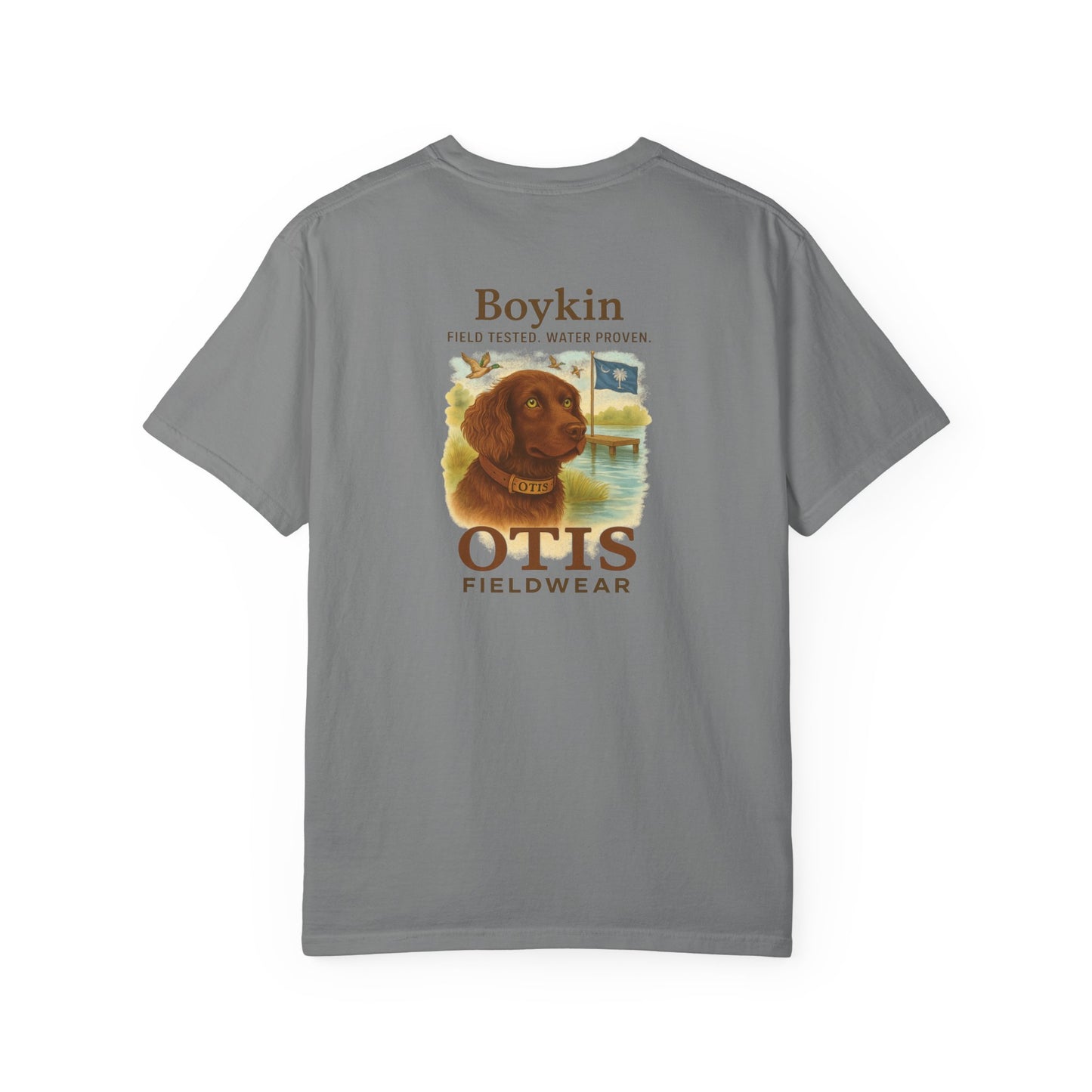 Boykin:  Field Tested. Water Proven Tee
