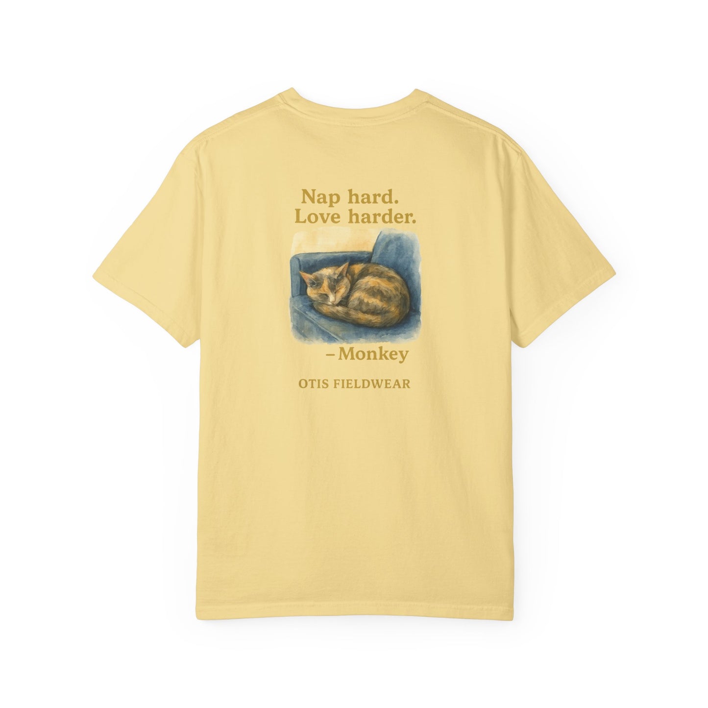 (Custom) Nap Hard. Love Harder.  Monkey Tee