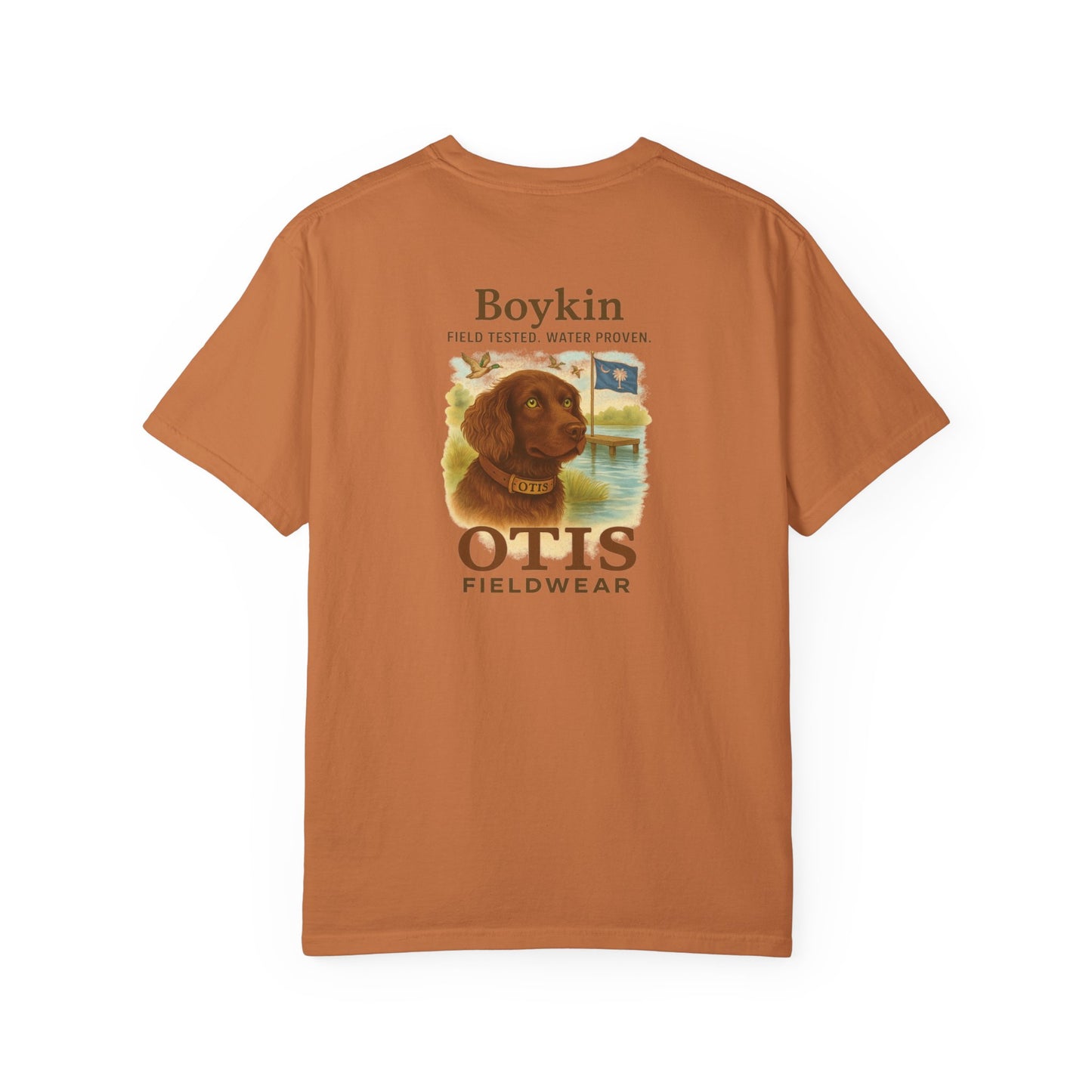 Boykin:  Field Tested. Water Proven Tee